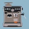 Vymalujsisam.sk Maľovanie podľa čísiel - Kávovar Veľkosť: 50x50cm, Rám: Bez rámu, iba zrolované plátno