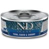 Farmina N&D Cat Ocean Tuna, Squid & Shrimp konzerva 70 g