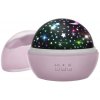 Projektor nočnej oblohy Deluxe ružový