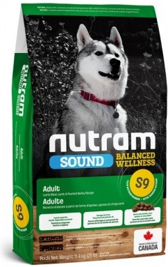 Nutram S9 Sound Adult Lamb Dog 11,4 kg