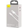 Baseus Type-C Simple Wisdom cable (2pcs/set), 5A, 1.5m, White (TZCATZJ-02)