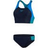 Speedo Colourblock Splice 2 Piece True Navy/Bondi
