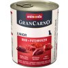 Animonda Gran Carno Original Junior hovädzie mäso a morčacie srdcia 800 g