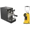 Stone Espresso Lite Black + Eureka Helios 65, yellow