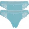 Cornela čipkované tangá - 2ks svetlomodrá