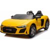 RAMIZ Elektrické autíčko Audi Spyder R8 LIFT STRONG - 200W 24V - dvojmiestne - žlté - 200W - 24V/14Ah - 2025