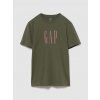 Gap tričko s logom Everyday Soft zelené