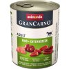 Animonda Gran Carno Adult hovädzie & kačacie srdiečka 800 g