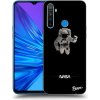 Picasee silikónový čierny obal pre Realme 5 - Astronaut Minimal