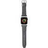 Karl Lagerfeld Strap Apple Watch 38/40/41mm silver strap Saffiano Monogram KLAWMSAKLHPK
