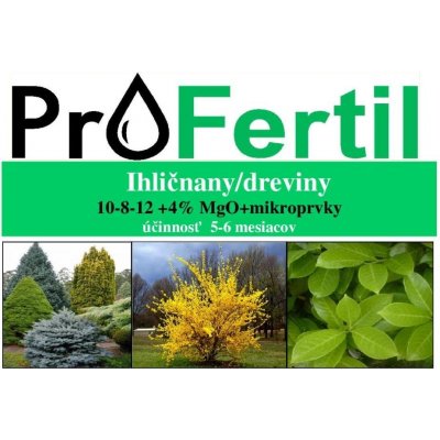 ProRain ProFertil DREVINY 10-8-12, 4MgO, 5-6 mesačné 20kg