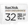 SanDisk High Endurance microSDHC 32GB + adaptér