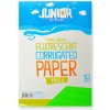 Dekoračný papier a4 neon zelený vlnkový 165 g sada 10 ks