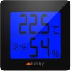 Ruhhy 19161 Digitálny teplomer s vlhkomerom 0–50°C, čierna