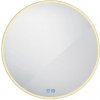 Nimco Zrkadlá - Zrkadlo s LED osvetlením, priemer 100 cm, dotykový senzor, hliník ZP 26004RVX