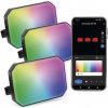 Emos GoSmart stmievateľný vonkajší LED reflektor, 3 diely, 14W, RGBIC, WiFi, ZIW184R