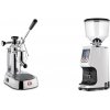 La Pavoni Europiccola Lusso + Eureka Atom Specialty 65, white