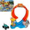 Hot Wheels Monster Trucks slučka žraloka dráha s krakšou sada