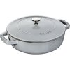 Staub Kastról so samopodlievacou pokrievkou 28 cm 3,7l sivý