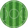 Jedlý papier na tortu futbalové ihrisko 20 cm - Dekora