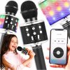 KARAOKE MIKROFÓN, BEZDRÔTOVÝ BLUETOOTH REPRODUKTOR PRE DETI, PRENOSNÉ LED
