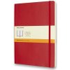 Moleskine Zápisník mäkké dosky B5 linajkový červený