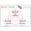 Sada brzdových platničiek kotúčovej brzdy BREMBO P 37 011