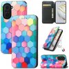 Peňaženkové kožené puzdro COLORFUL na Huawei Nova 10 – Farebná kocka