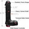 Realistic Vibrating Cock with Balls 7