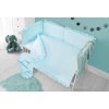 BELISIMA 5-dielne posteľné obliečky PURE 100/135 turquoise tyrkysová