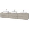Dreja Kúpeľňová skrinka MODULE SZZ6 240 umývadlo Joy 3 - D05 Oregon / D05 Oregon / Ľavé + Stred