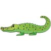 Nažehlovačka korytnačka, krokodíl, delfín, žralok - 1 ks 2 zelená sv. krokodíl