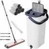 Vedro a plochý mop SOLIDNY ZESTAW MOP I WIADRO TESSA TSA0046 32 cm