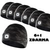 Čiapka s LED svetlom CAMU - siva 6+1 ZDARMA PRO-13129-7