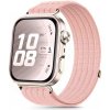 Tech-Protect Nylon remienok na Huawei Watch Fit 3 / 4 / 4 Pro / 5 / 5 Pro, light pink