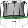 Trampolína Coddy 366 cm zelená s vnútornou sieťou