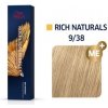 Wella Professionals Koleston Perfect Me+ Rich Naturals profesionálna permanentná farba na vlasy 9/38 60 ml