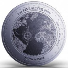 Pressburg Mint strieborná minca Terra 2022 1 Oz