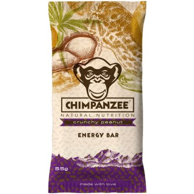 CHIMPANZEE ENERGY BAR Crunchy Peanut 55 g