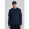 Gant REG TONAL SHIELD C-NECK SWEAT modrá