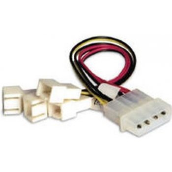 Akasa - 4-pin CPU Molex na 4 x 3-pin fan AK-CB001