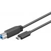 PremiumCord ku31ce1bk USB-C/male - USB 3.0 B/male, 1m, černý