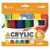 Akrylové farby JUNIOR 75 ml - 6 ks sada Basic