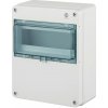 Skriňa FlatBOX 5810 IP65, 10m od., Na omietku, priehl. dvere, 270x220x120mm
