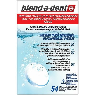 Blend-A-Dent Long Lasting Freshness Čistiaci Prípravok Na Zubné Protézy 54  ks od 5,61 € - Heureka.sk