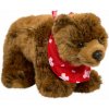 Aurora Plyšový medveď s červenou šatkou - Authentic Edition 20 cm
