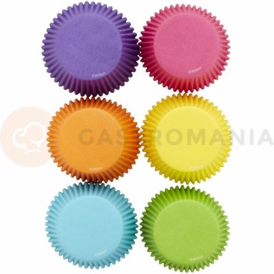 Wilton Košíčky na cupcake priemer 5 cm 300 ks mix duhové farby 05-0-0034