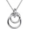 Hot Diamonds Náhrdelník Eternity Interlocking DP372 (retiazka, prívesok)
