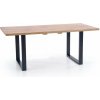 HALMAR Jídelní rozkládací stůl Mevon 2 160/210 cm dub wotan/černý