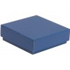 Darčeková krabička s vekom 150x150x50/40 mm, modrá
